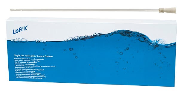 Lofric Classic Urinary Catheter Fg12 Male Silicone Latex Pvc Free 40cm White