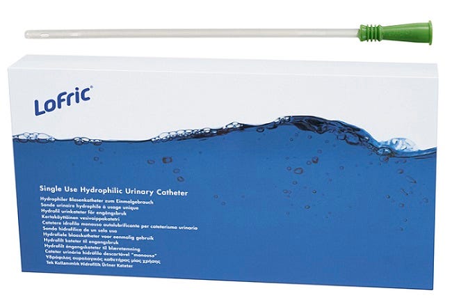 Lofric Classic Urinary Catheter Fg14 Female Silicone Latex Pvc Free 20cm Green