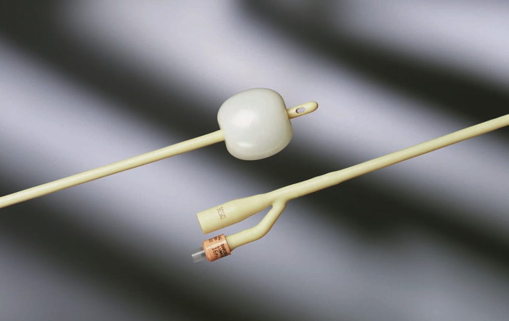 Bardex Ic Catheter 24 G Male 30cc Latex 43cm Grey