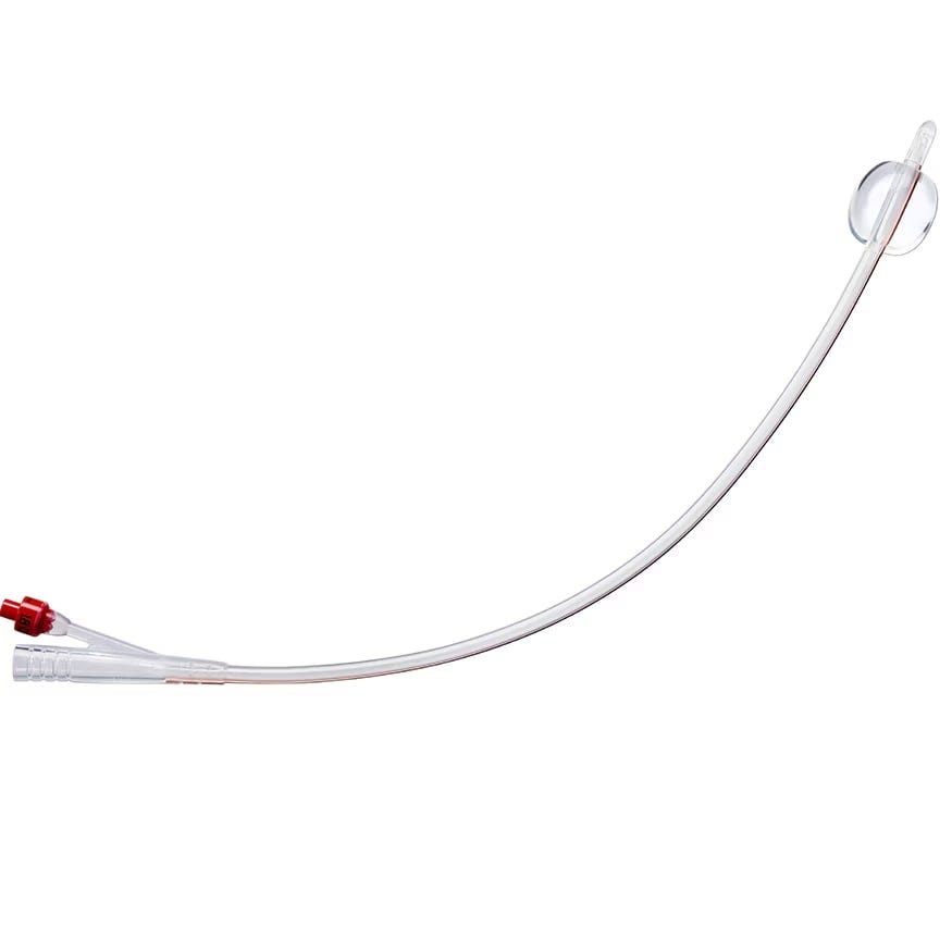 Folysil Catheter 2 Way Long Term Straight 2 Eyes Ch16 Female 10ml Silicone 25cm