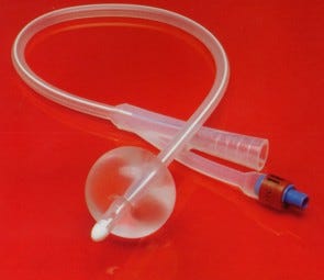 Cliny Catheter 16 G Adult 20cc Silicone 35 Cm