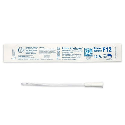 Cure Catheter Nelaton Uncoated Sterile Fg12 Female 15cm White