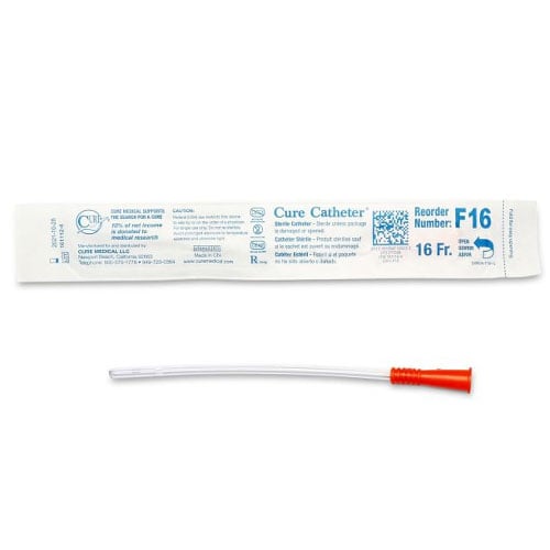 Cure Catheter Nelaton Uncoated Fg16 Female 15cm Orange