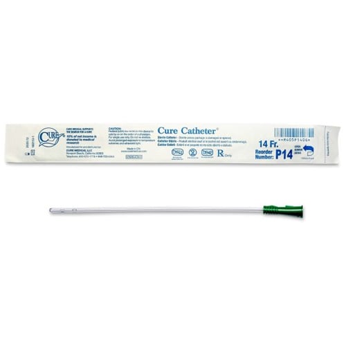 Cure Catheter Nelaton Fg14 Paediatric 25cm Green