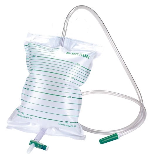 Urimed Drainage Bag 2000ml 120cm Tube
