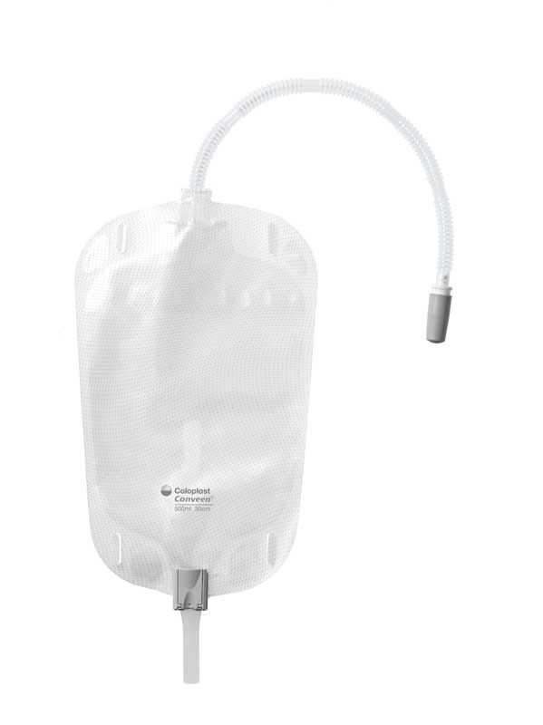 Conveen Leg Bag Unisex 500ml 30cm Tube White Design