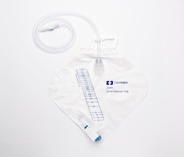 Dover Drain Bag Anti Reflux 2000ml