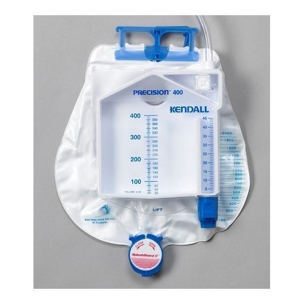 Kendall Drain Bag Urine Meter Precision Luer Lock 2000ml