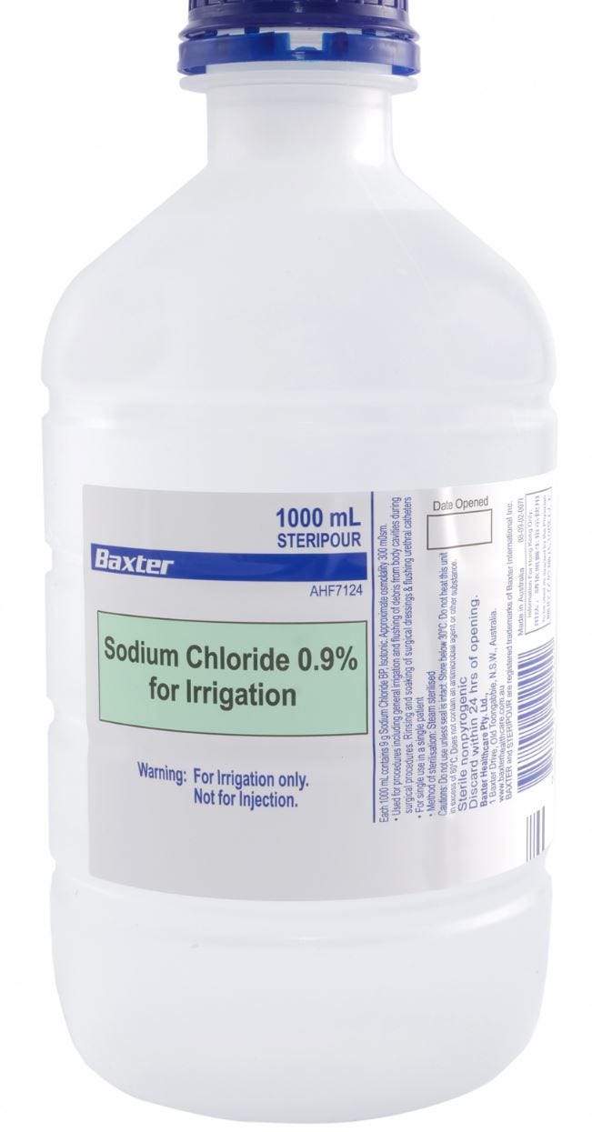 Sodium Chloride .9% 1000ml Bottle