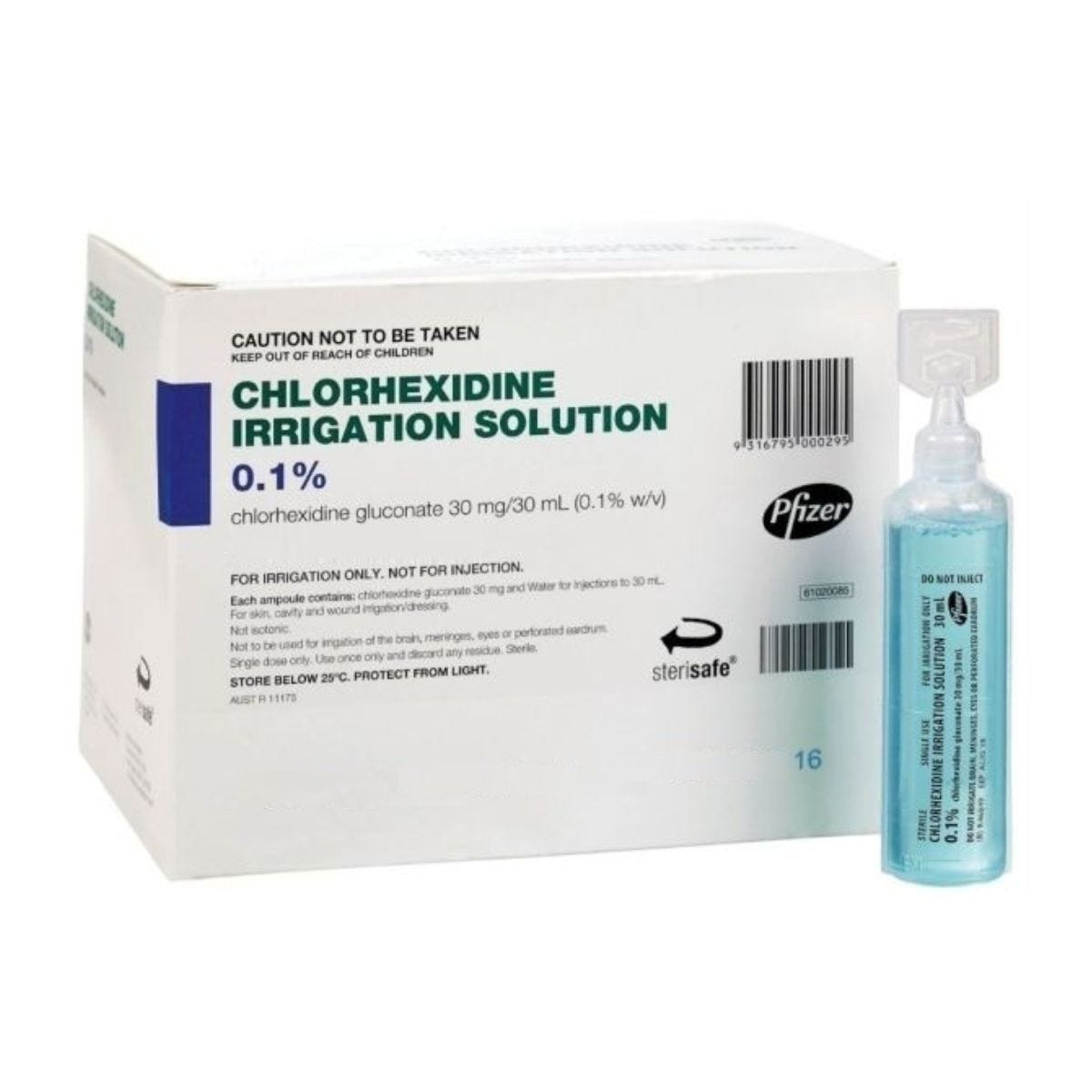 Chlorhexidine Irrigation 0.1% 30ml