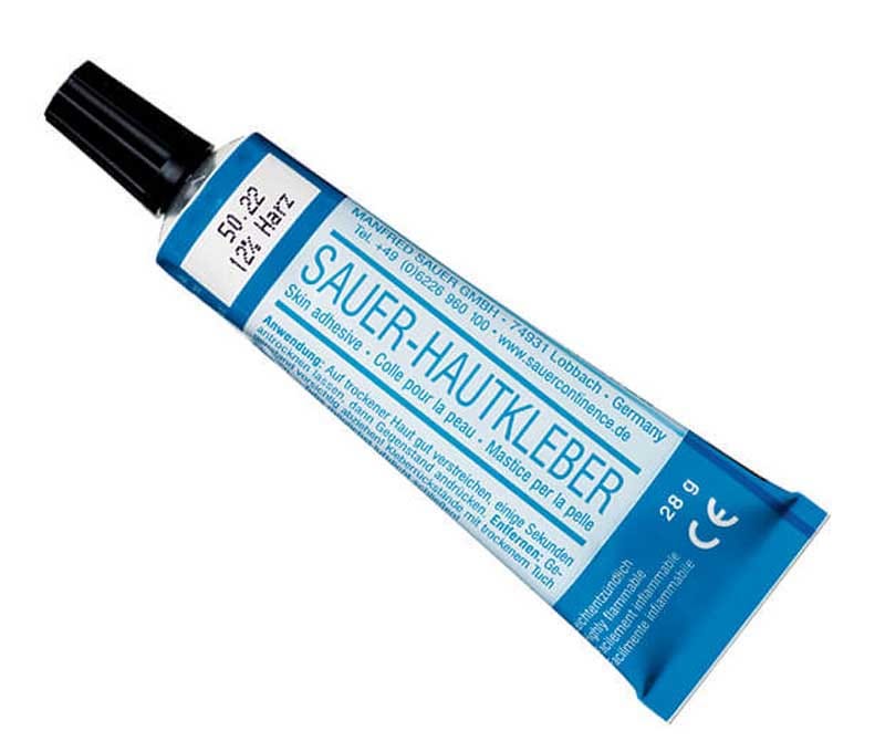 Sauer Skin Adhesive 12% Resin   Contains Latex 28g