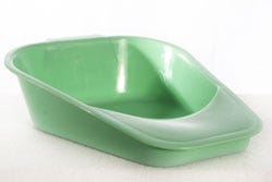 Bed Pan Slipper 430x300mm Plastic Green