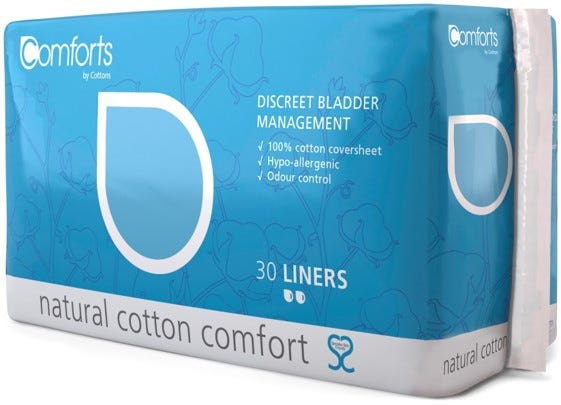 Cottons Comforts Pantyliners 175x80mm 40ml