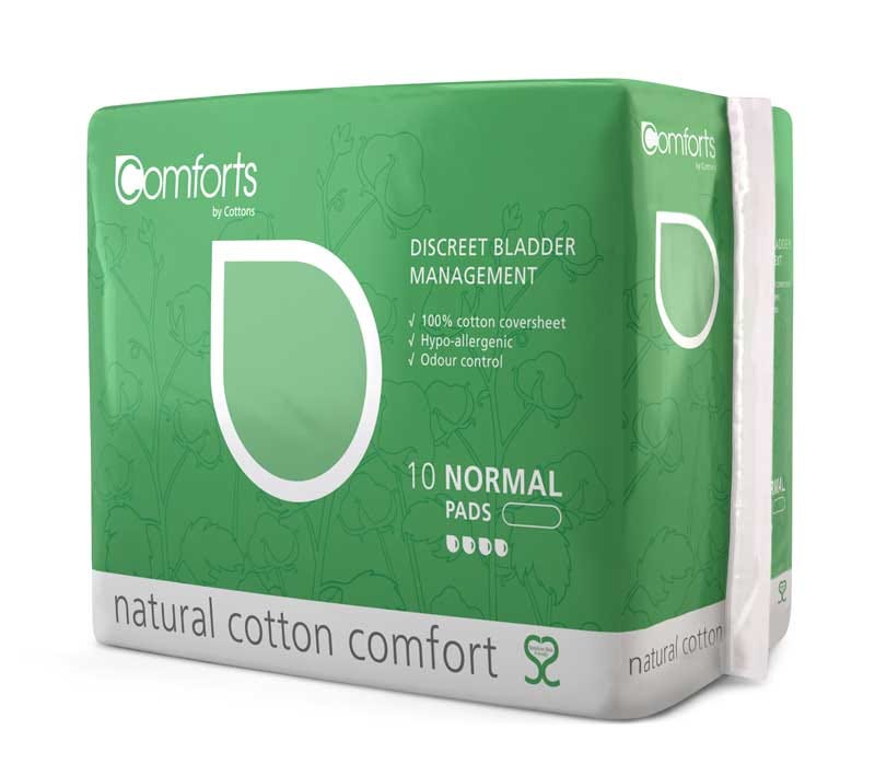 Cottons Comforts Normal Pads 290x120mm 350ml