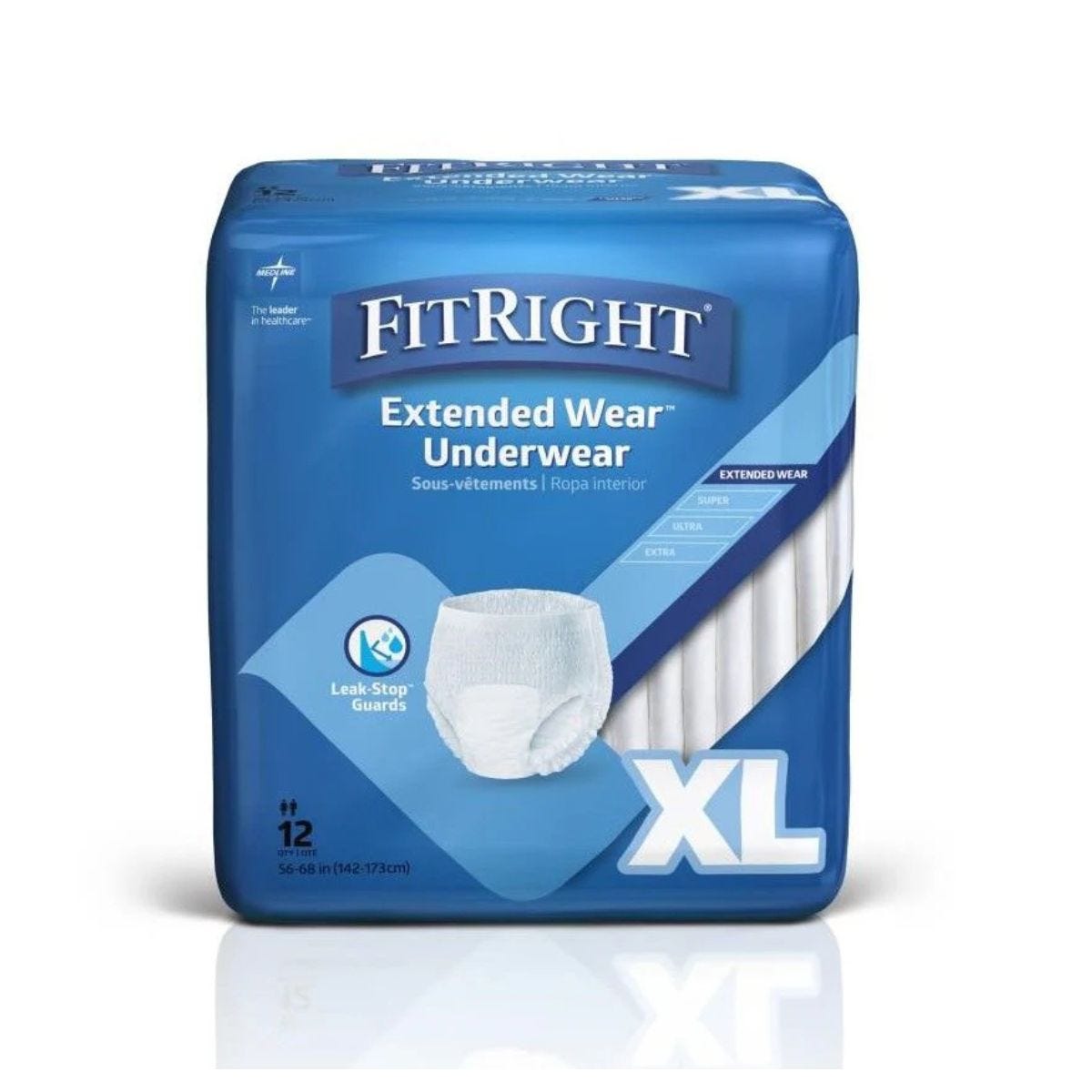 Medline Protection Plus Pull Up Ec Pants X Large Waist 142 173cm 1538 Ml