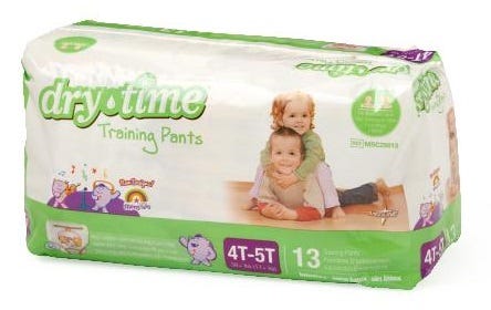 Medline Drytime Pants X Large 18 25kg Child