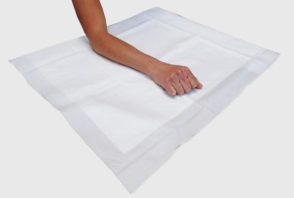 Touchdry Absorbent Pads For Small Surgical Procedures 60cm L X 40cm W