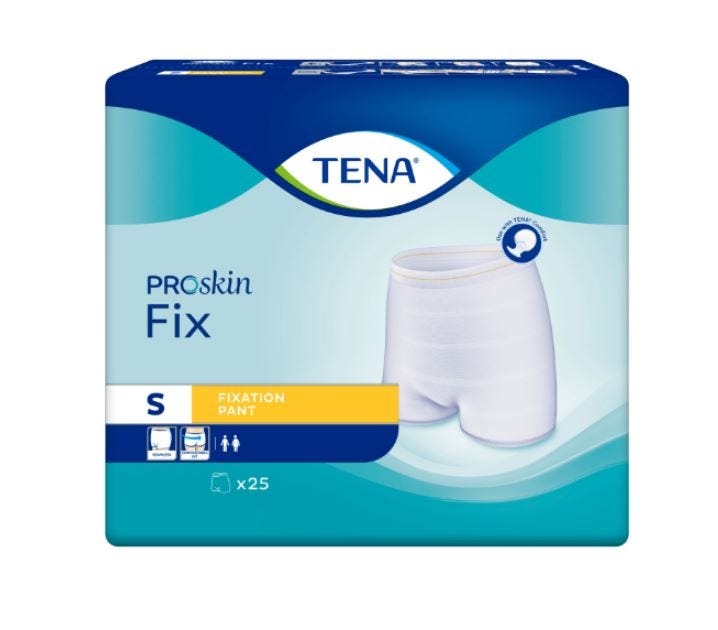 Tena Fix Stretch Pants Small Waist 50 70cm Unisex Yellow