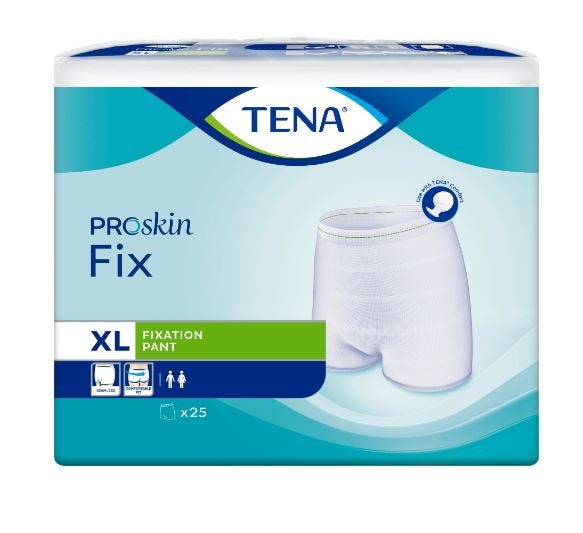 Tena Fix Stretch Pants X Large Waist 100 150cm Unisex Green