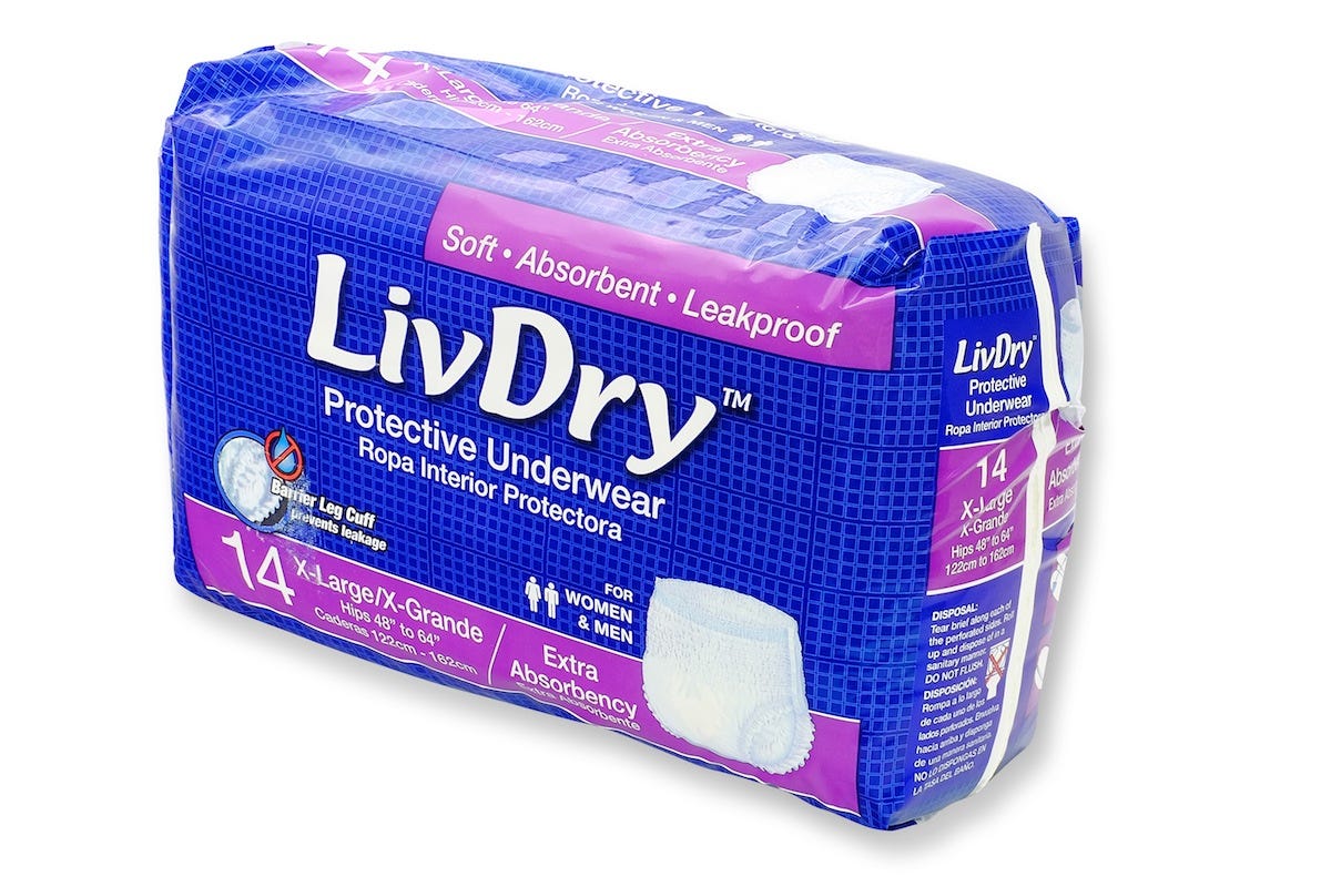 Cello Livdry Underwear X Large 122cm 162cm Unisex 1000ml Purple