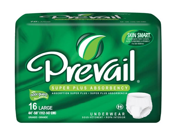 Prevail Super Plus Underwear Large Waist 112 147cm Unisex 1066 Ml