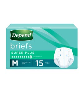 Depend Brief Normal Gst Test Medium Waist 55 70cm Unisex 2300ml Green