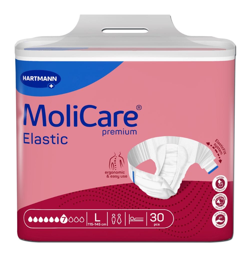 Molicare Premium Elastic 7 D Large Waist 115 145 Cm Unisex 2719ml