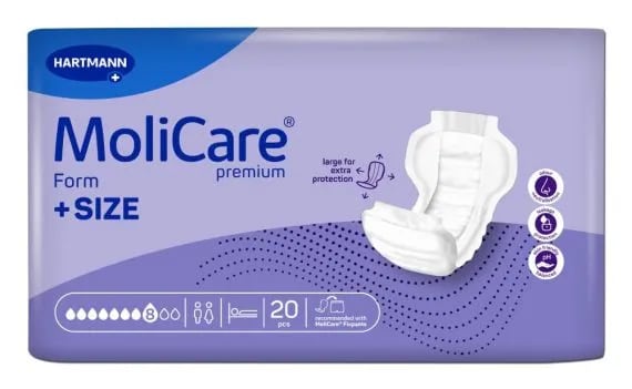 Molicare Premium Form Plus Size 8 Drops Unisex