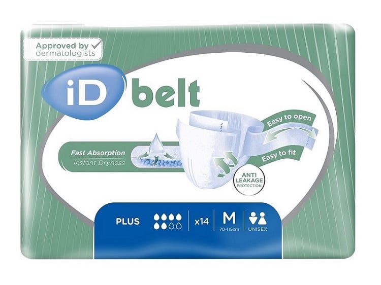 I D Expert Belt Briefs Plus M 70 115cm 1750ml