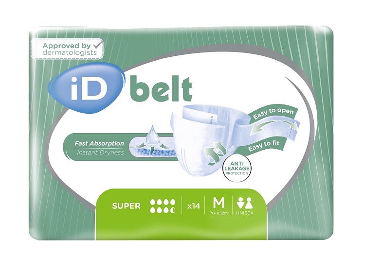 I D Expert Belt Briefs Super M 70 115cm 2100ml
