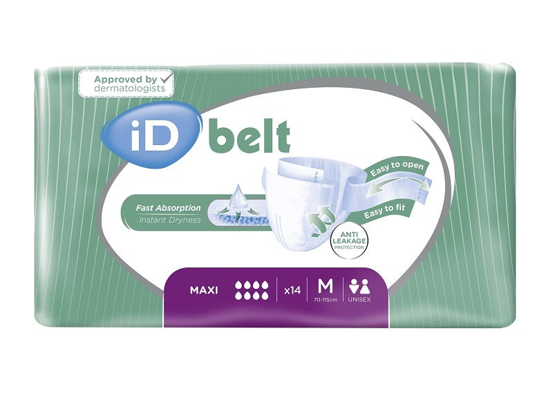 I D Expert Belt Briefs Maxi M 70 115cm Unisex 2900ml