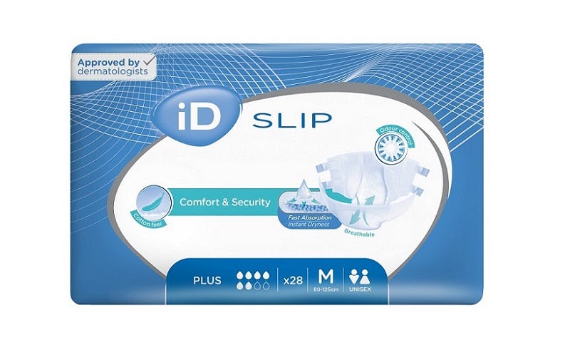 I D Slip Plus Medium 80 125 Cm Unisex 2000ml