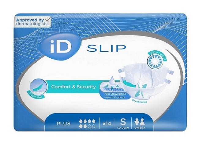 I D Slip Plus Small 50 90 Cm Unisex 1800ml