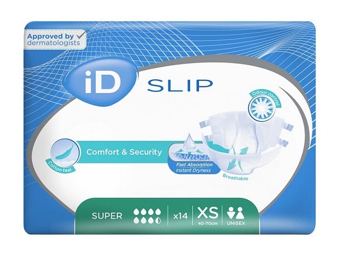 I D Slip Super X Small 40 70 Cm 1550ml