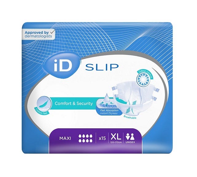 I D Slip Maxi X Large 120   170 Cm Unisex 4500ml