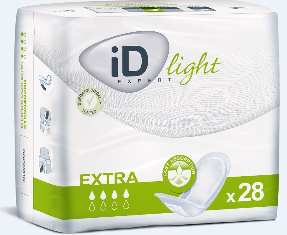 I D Expert Light Shaped Pad Extra Women 500 Ml