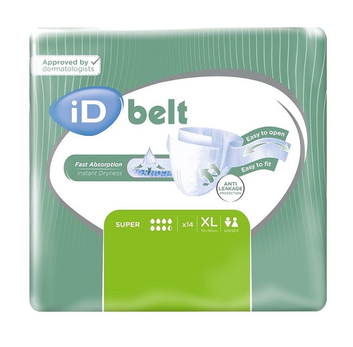 I D Expert Belt Briefs Super   115 150 Cm X Large Unisex 2600ml