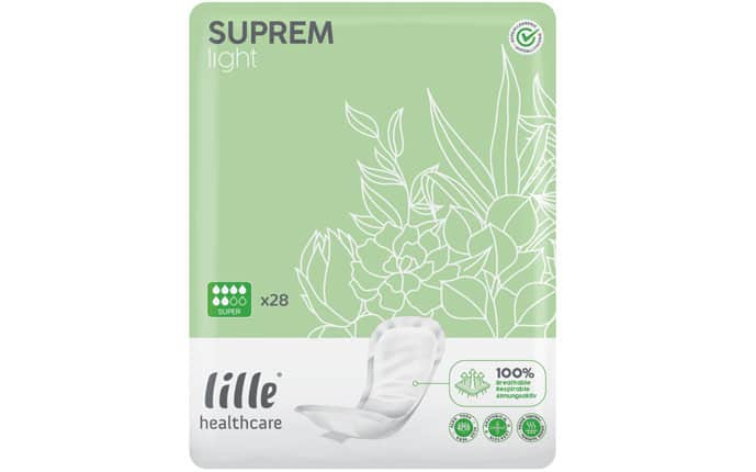 Lille Suprem Light Super Unisex 435x220mm Unisex 830ml White