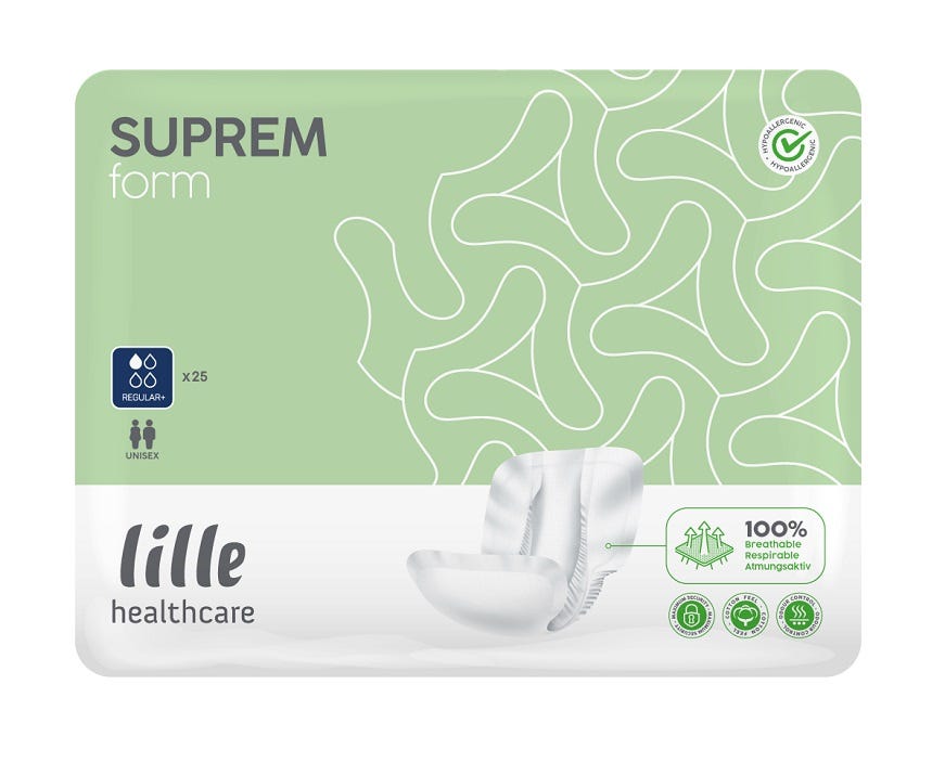 Lille Suprem Form Regular Plus Unisex 1450ml White