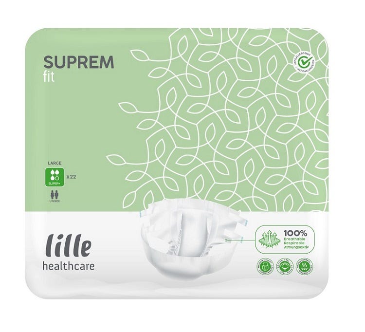 Lille Suprem Fit Super Plus Large Waist 105 150cm Unisex 2950ml