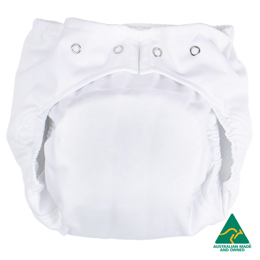 Minappi All In One Pull Up Junior Tudded Front Extra Small Waist 50 60cm 400ml Waterproof White