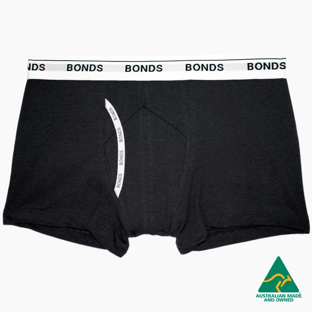 Minappi Bonds Boxer 10 12 Yrs Waist 64 68 Cm Male 100ml Cotton Black