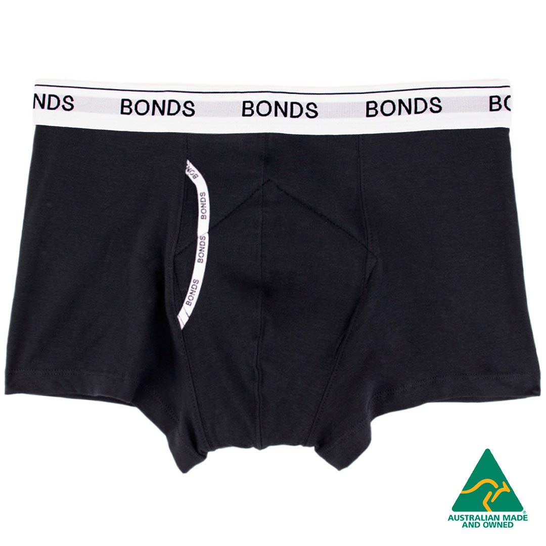 Minappi Bonds Boxer Medium Waist 85 90cm Male 100ml Cotton Black