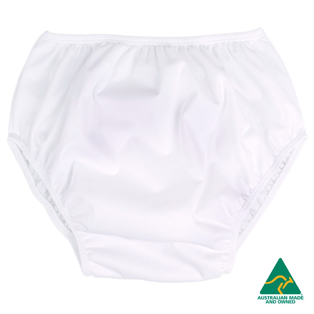 Minappi Mesh Lined Pull Up Pant Small Waist 65 95cm Waterproof White