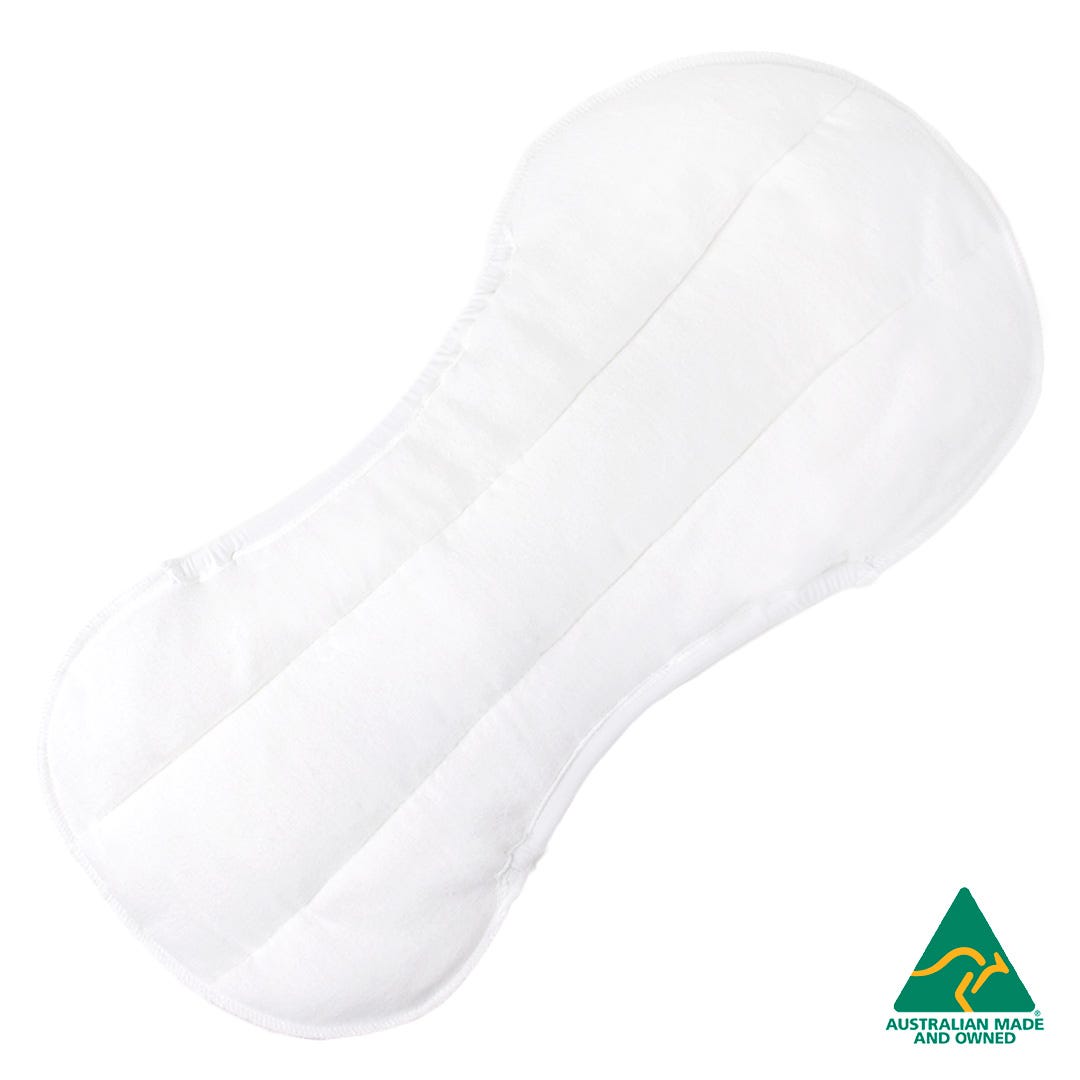 Minappi Contoured Pad 45x16cm 400ml Waterproof White