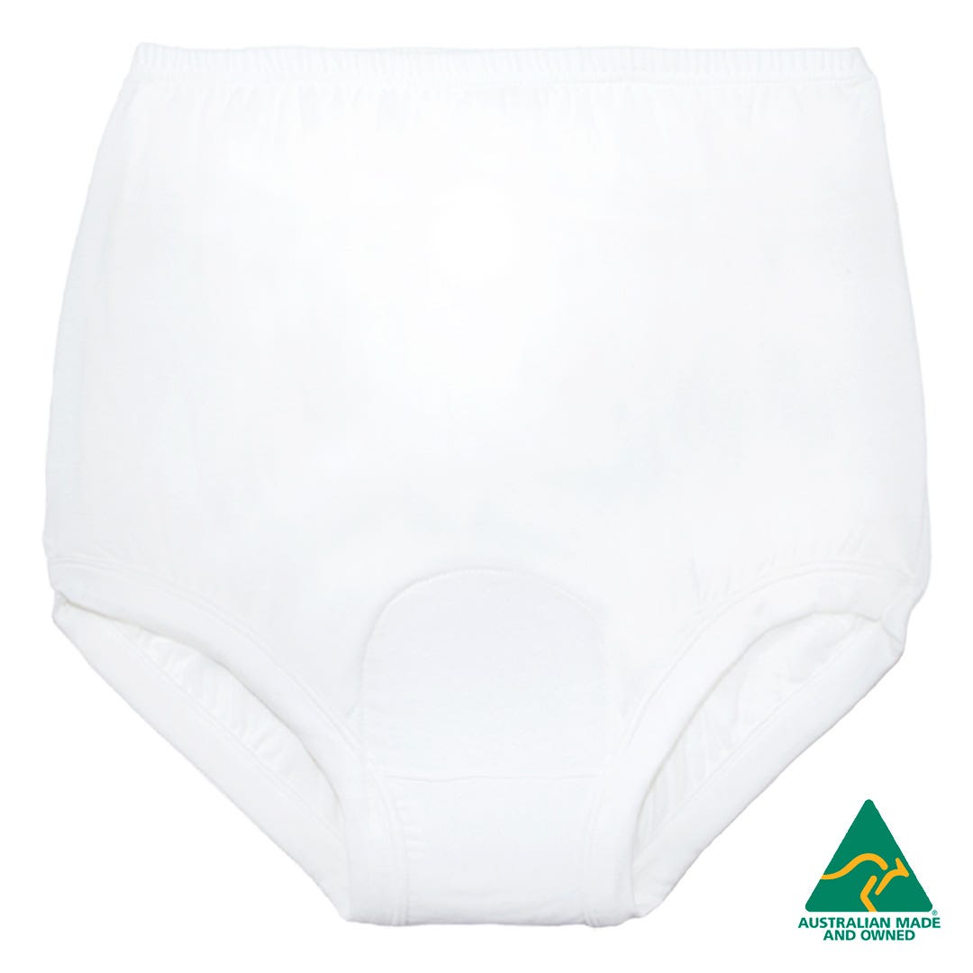 Bonds Cotton Tail Lady 18 Waist 80cm Female 100ml Waterproof White