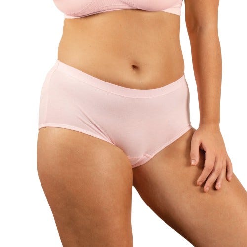 Conni Active Ladies Brief 22 Waist 101 Cm Female 200 Ml Waterproof Pink