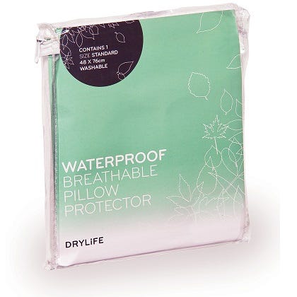 Drylife Pillow Protector Standard 48 X 76 Cm White