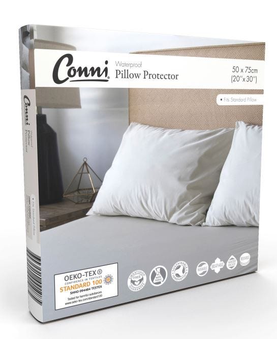 Conni Pillow Protector Standard 50x75cm Waterproof