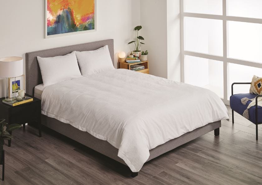 Comfortshield Gold Quilt Protector Single 140x210cm 1200ml Waterproof White